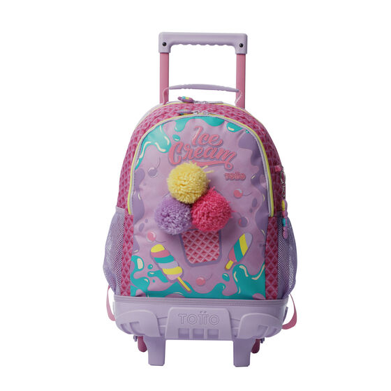 Kit escolar mochila de ruedas + estuche Ice Pop image number 2
